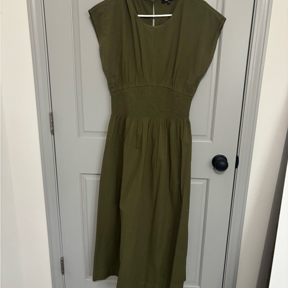 Madewell Olive Midi Dress